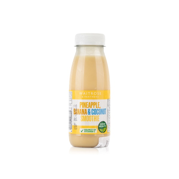 Waitrose Pineapple, Banana & Coconut Smoothie 250ml