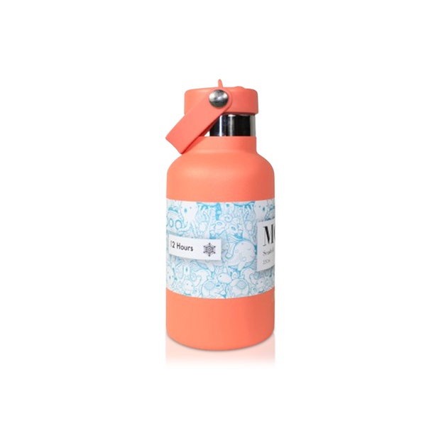 Moya Seashell Insulated and Sustainable Water Bottle Coral 350ml