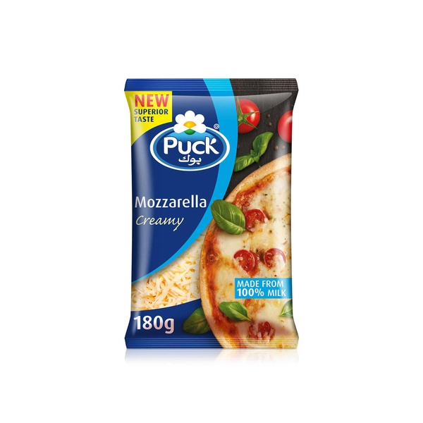 Puck Shredded Creamy Mozzarella Cheese 180g