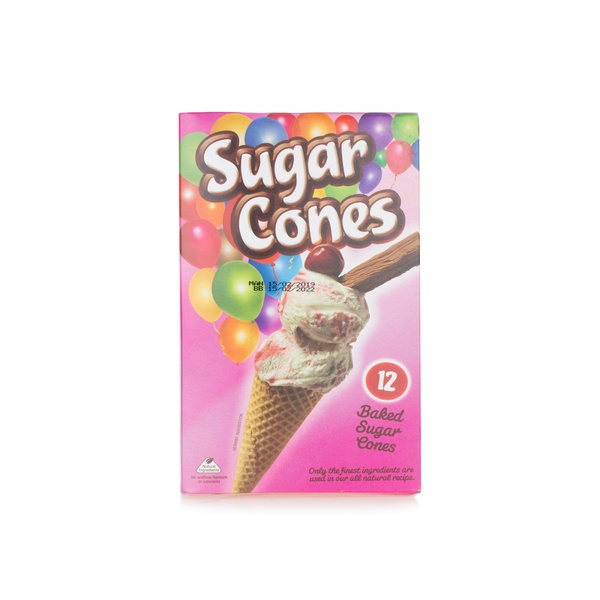 Honeyfield's Sugar Cones 12 x 145g