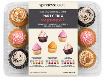 Spinneysfood Assorted Mini Cupcakes 12s 300g