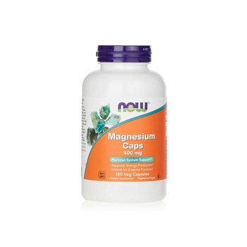 Now Magnesium Capsules 400mg 180s