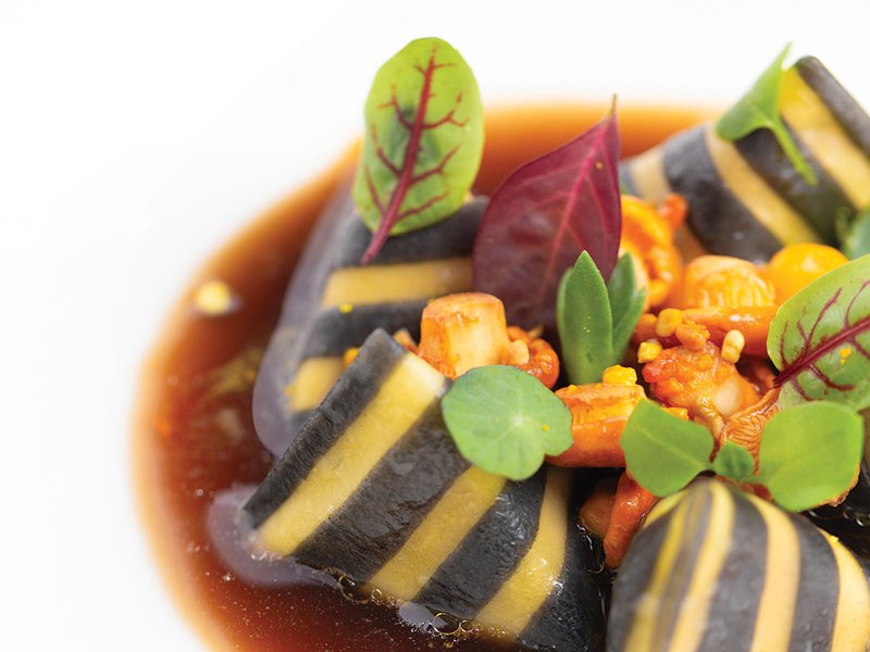 Anne-Sophie Pic is a French chef best known for regaining three Michelin stars for her restaurant, Maison Pic in southeast France | Pic’s signature pasta parcels – les berlingots