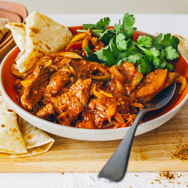 Cape Malay spice masala steak strips