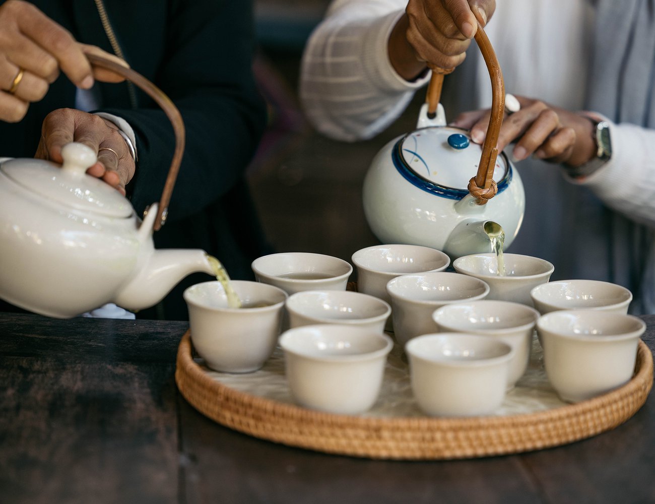 Tea-tasting is part of the itinerary