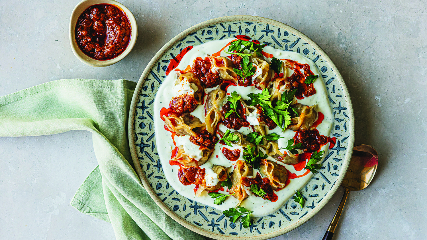 فطائر المانتو على الطريقة الأفغانية