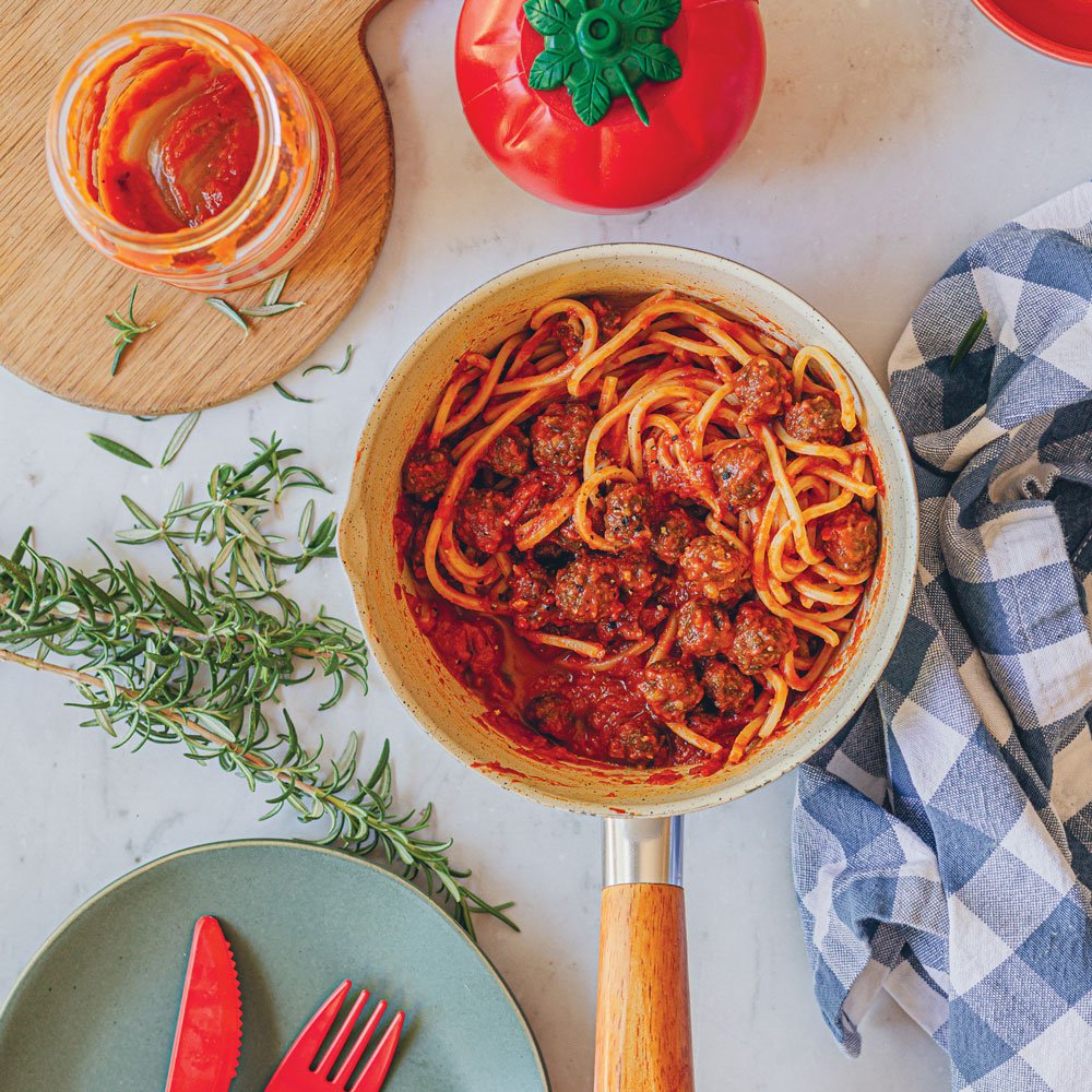 السباغيتي وكرات اللحم بالطريقة التي يحبّها أليساندرو