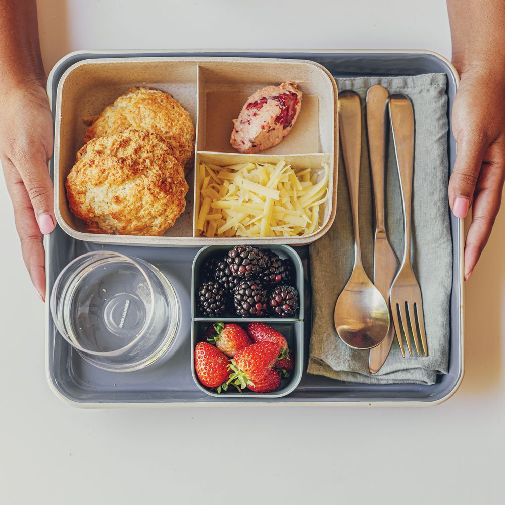 All-butter scones with strawberry butter