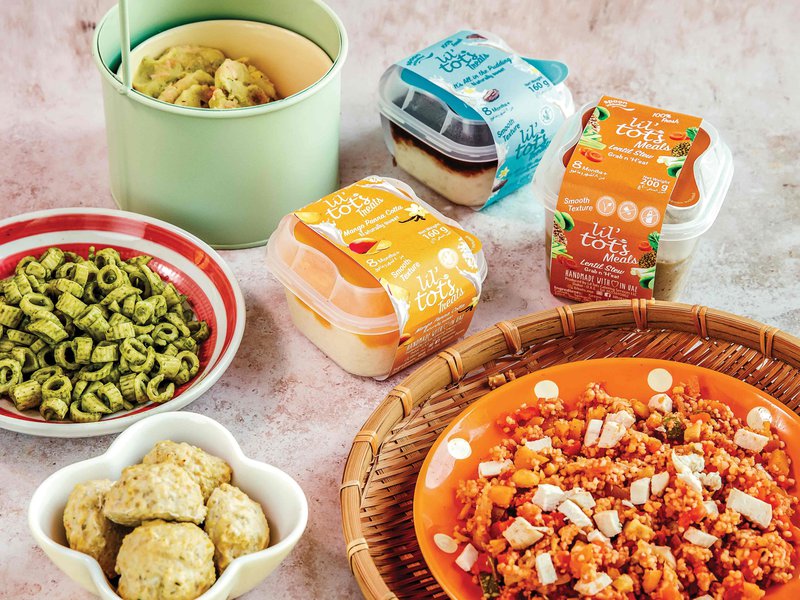 All the meals in the Lil Tots range are either steamed or baked