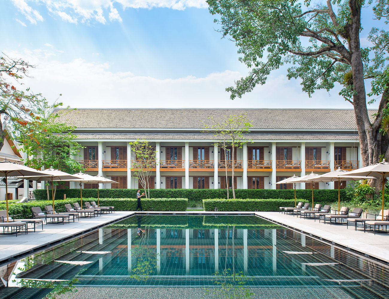 The Avani+ is one of only two hotels with a pool in this heritage town
