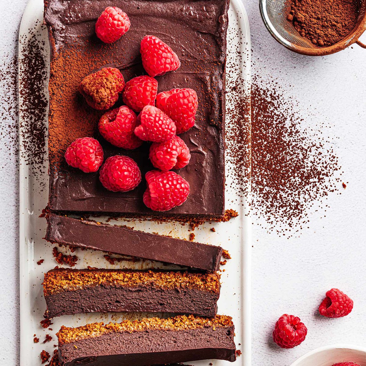 Baked chocolate tofu cheesecake recipe