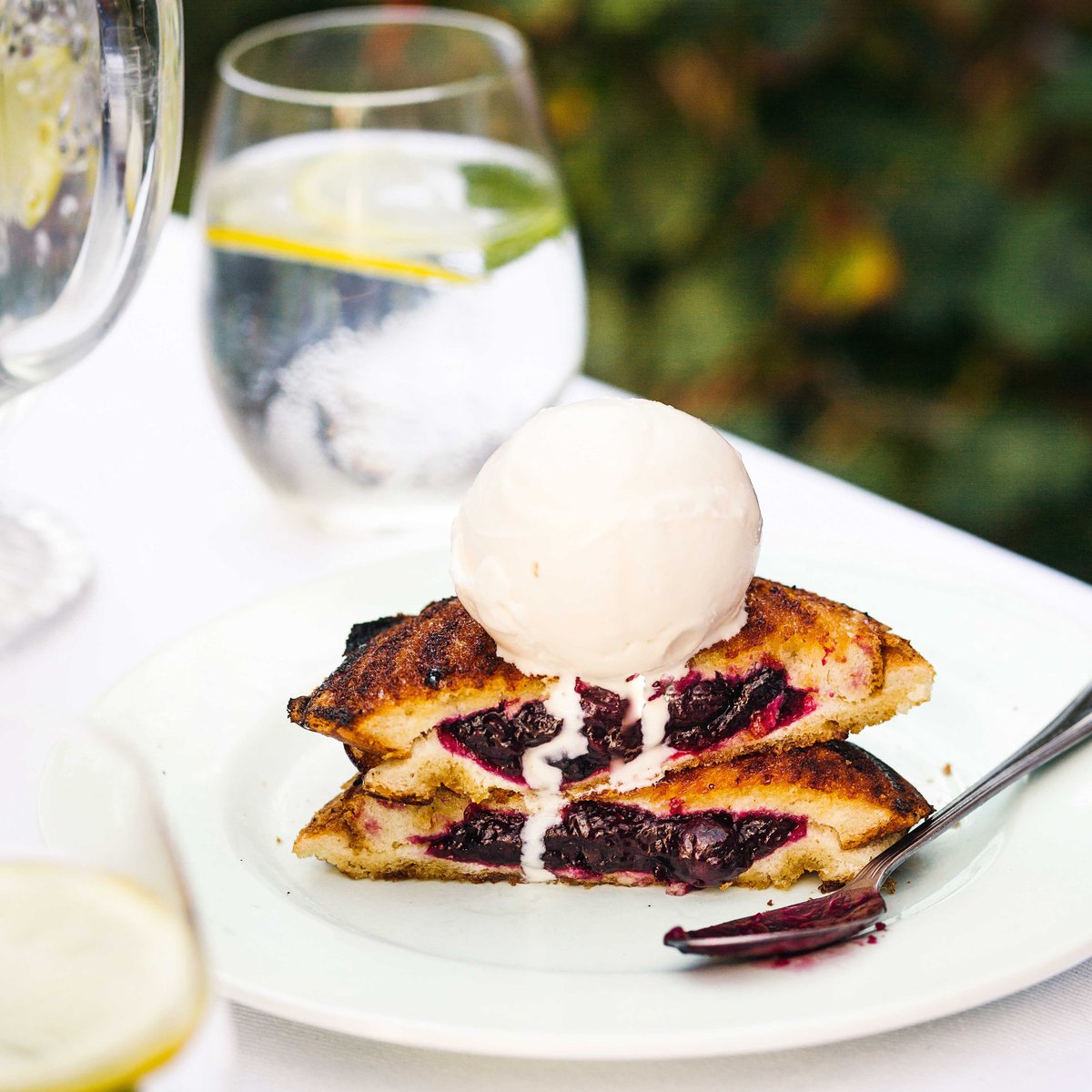 Blueberry pie toasties