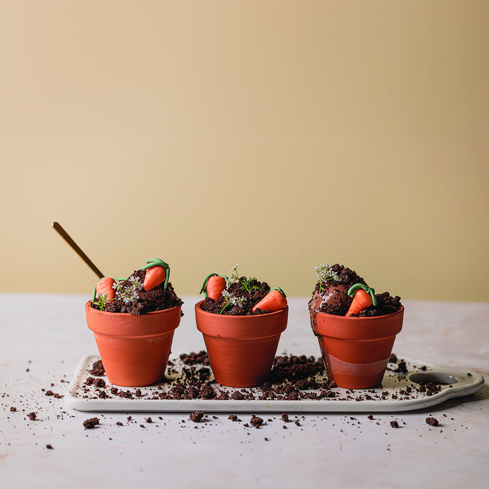 Bunny garden sundaes