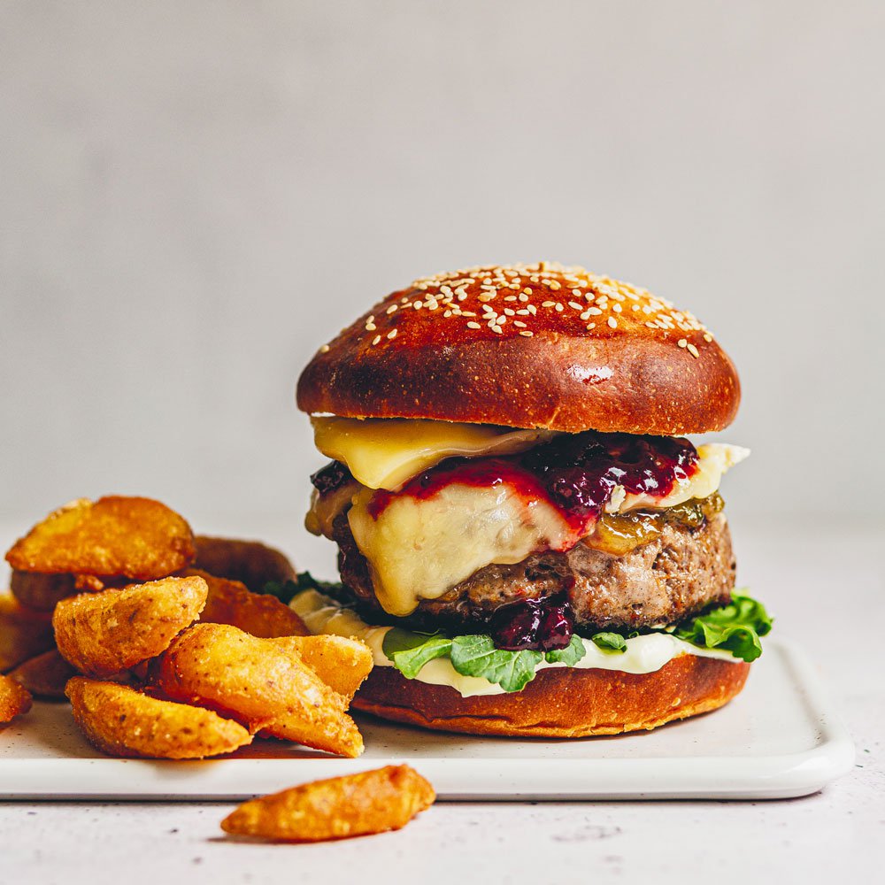 Zahra Abdalla’s Persian lamb and brie burger