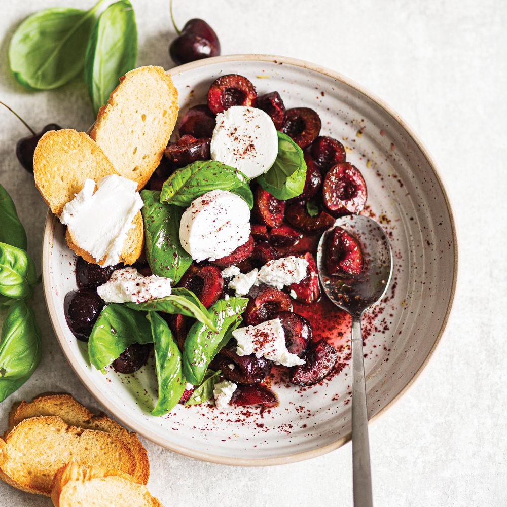 Sumac cherry salad