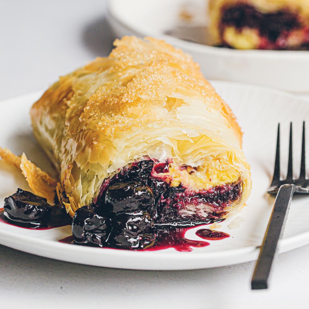 Cherry strudel