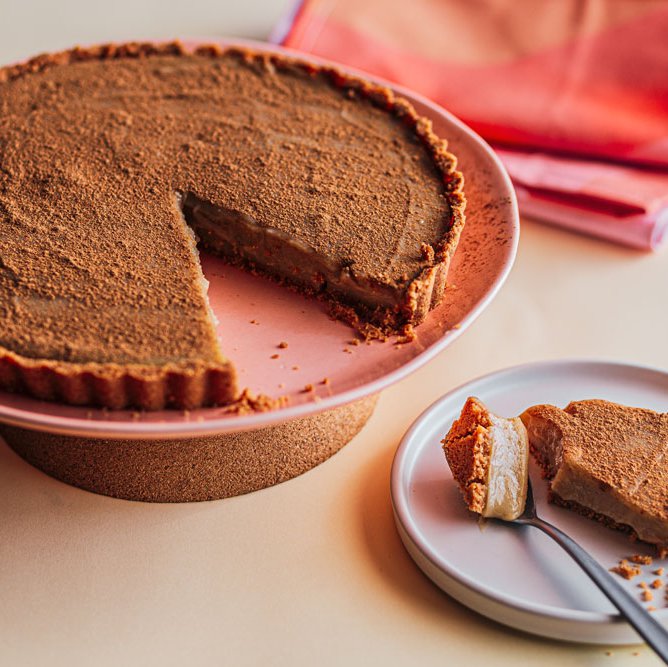 Cinnamon oat milk tart