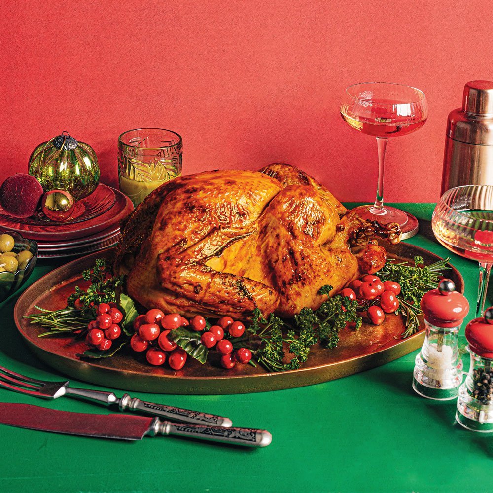 ديك رومي مع صلصة كلاسيكية