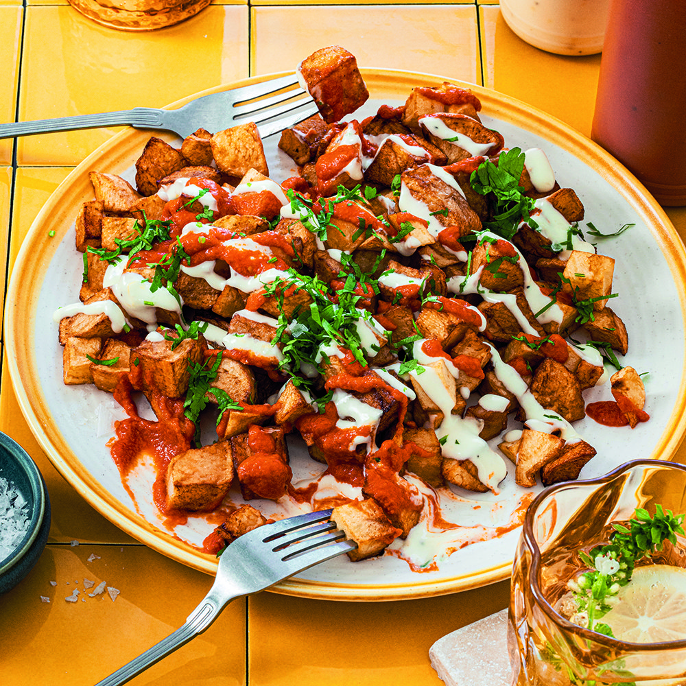 Classic patatas bravas with aioli