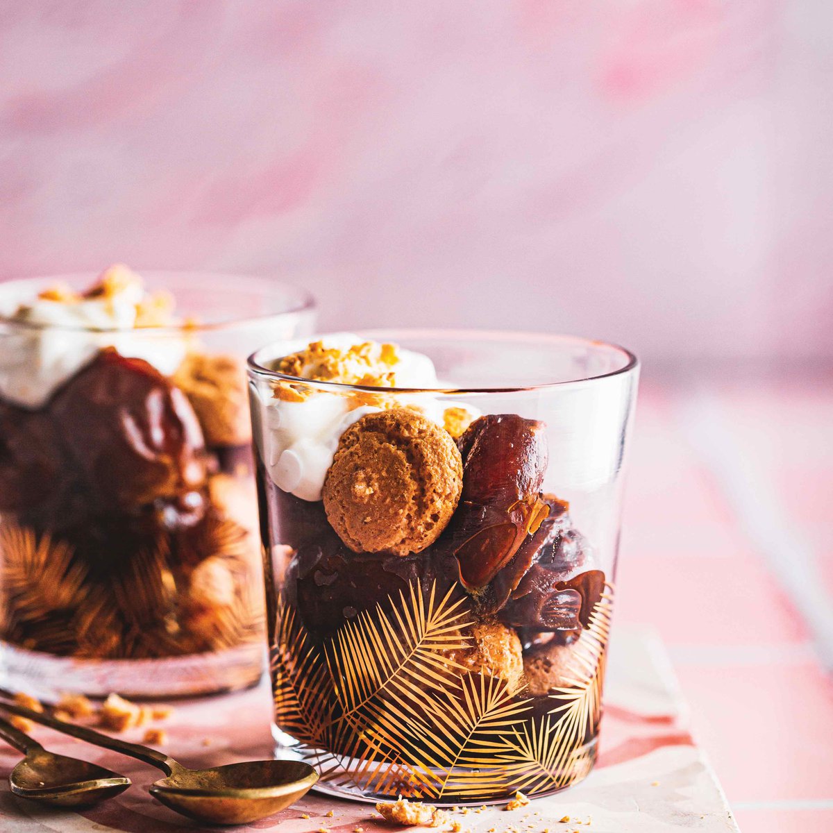 Coffee and cardamom poached dates