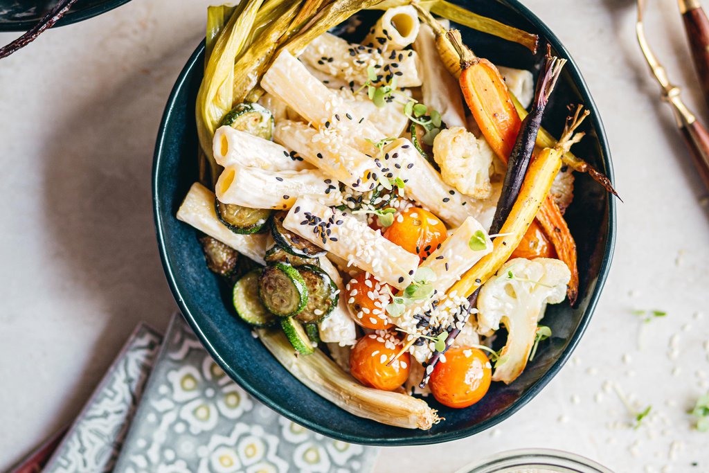 Cold tahini pasta salad recipe - Spinneys UAE