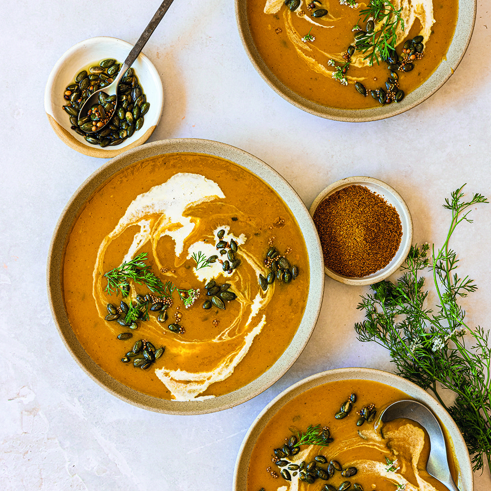 Curried pumpkin soup