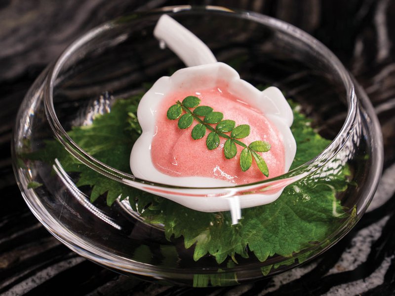 Inside Brix, a dessert-only fine dining restaurant | The dish from the new Silk Road menu, simply titled ‘China’