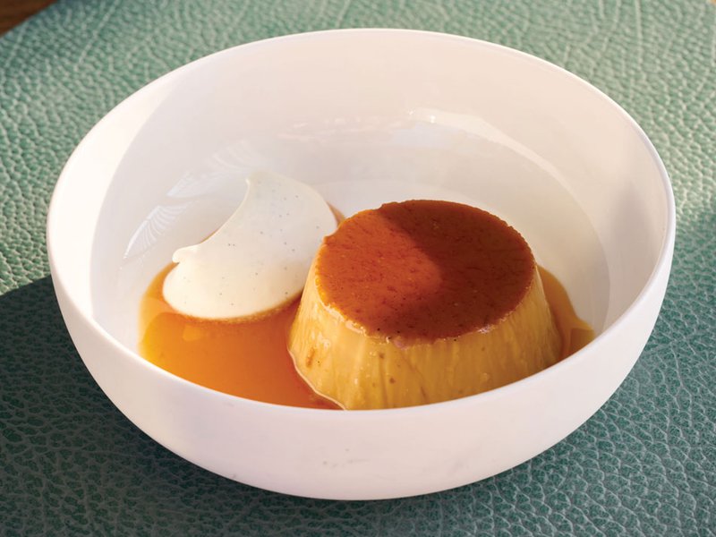 Beach Bar & Grill’s flan dulce de leche