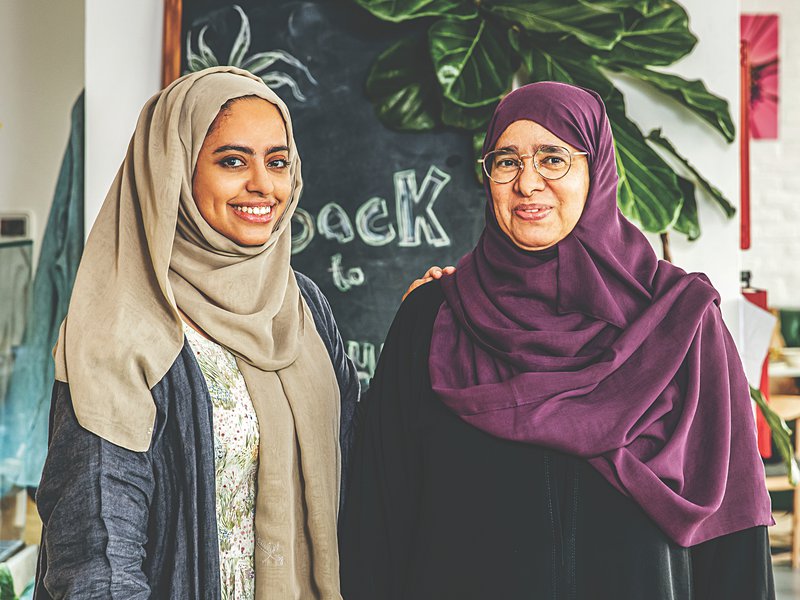 Fatma Saifan and Dr Kaltham Kenaid