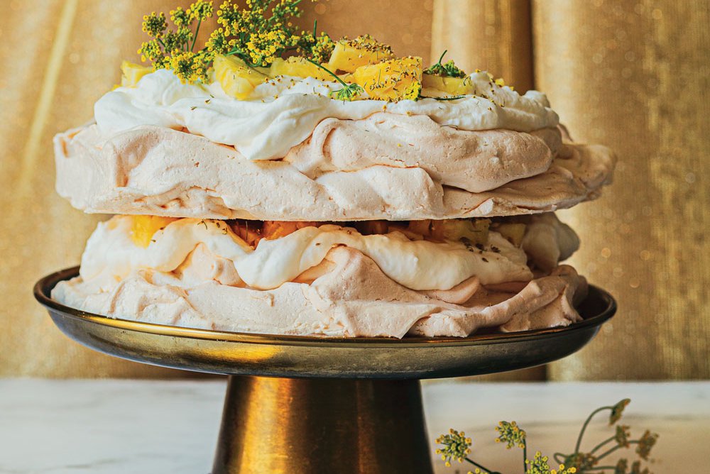 Fennel pollen pavlovas recipe Spinneys UAE