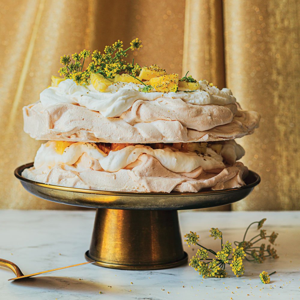 Fennel pollen pavlovas recipe Spinneys UAE