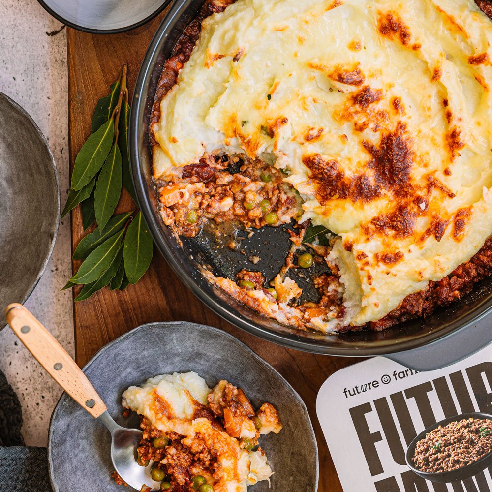 فيوتشر فارم فطيرة الراعي وهريسة الجزر الأبيض بالأعشاب