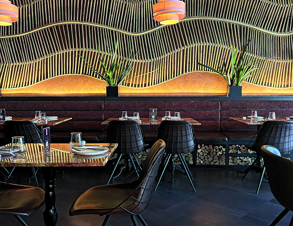 The interiors of GIMI are inspired by Asian culture