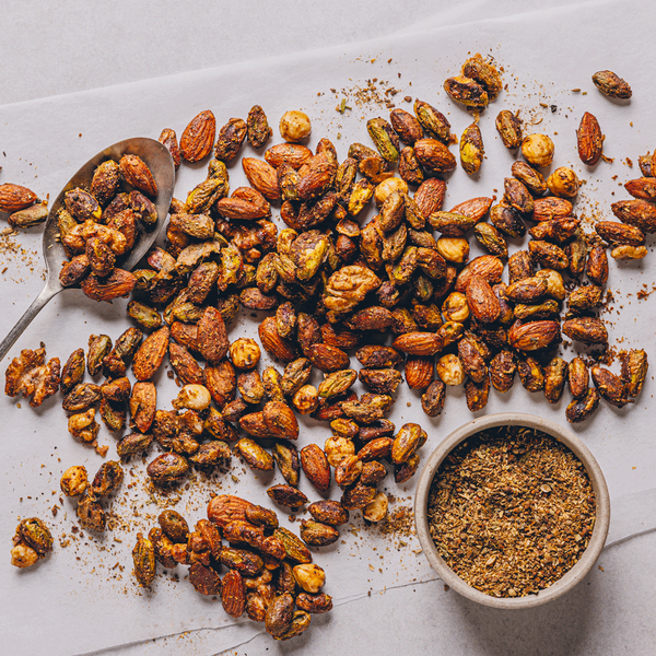 Garam masala-spiced mixed nuts