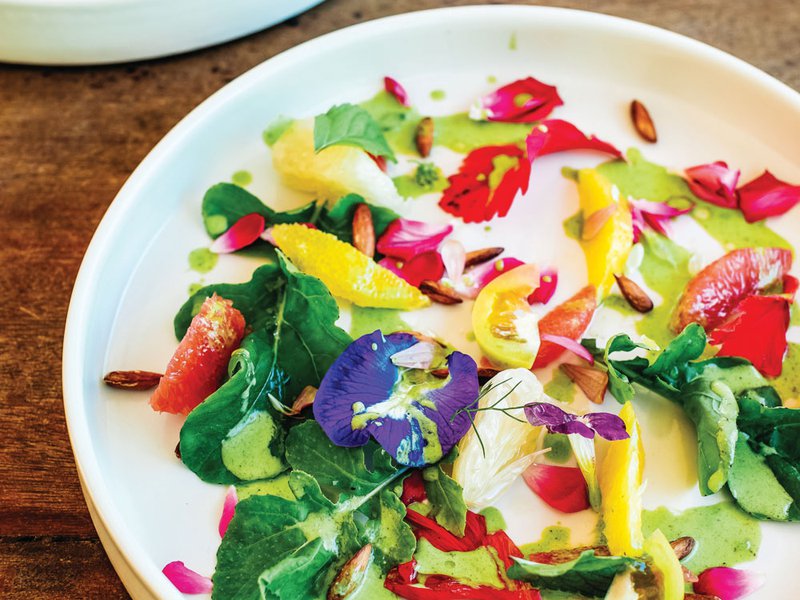 The garden salad | chef Hari | aloe vera coconut ceviche