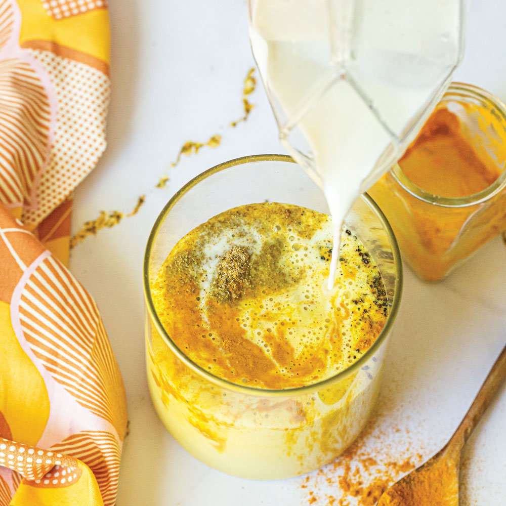 Haldi doodh (golden milk) smoothie
