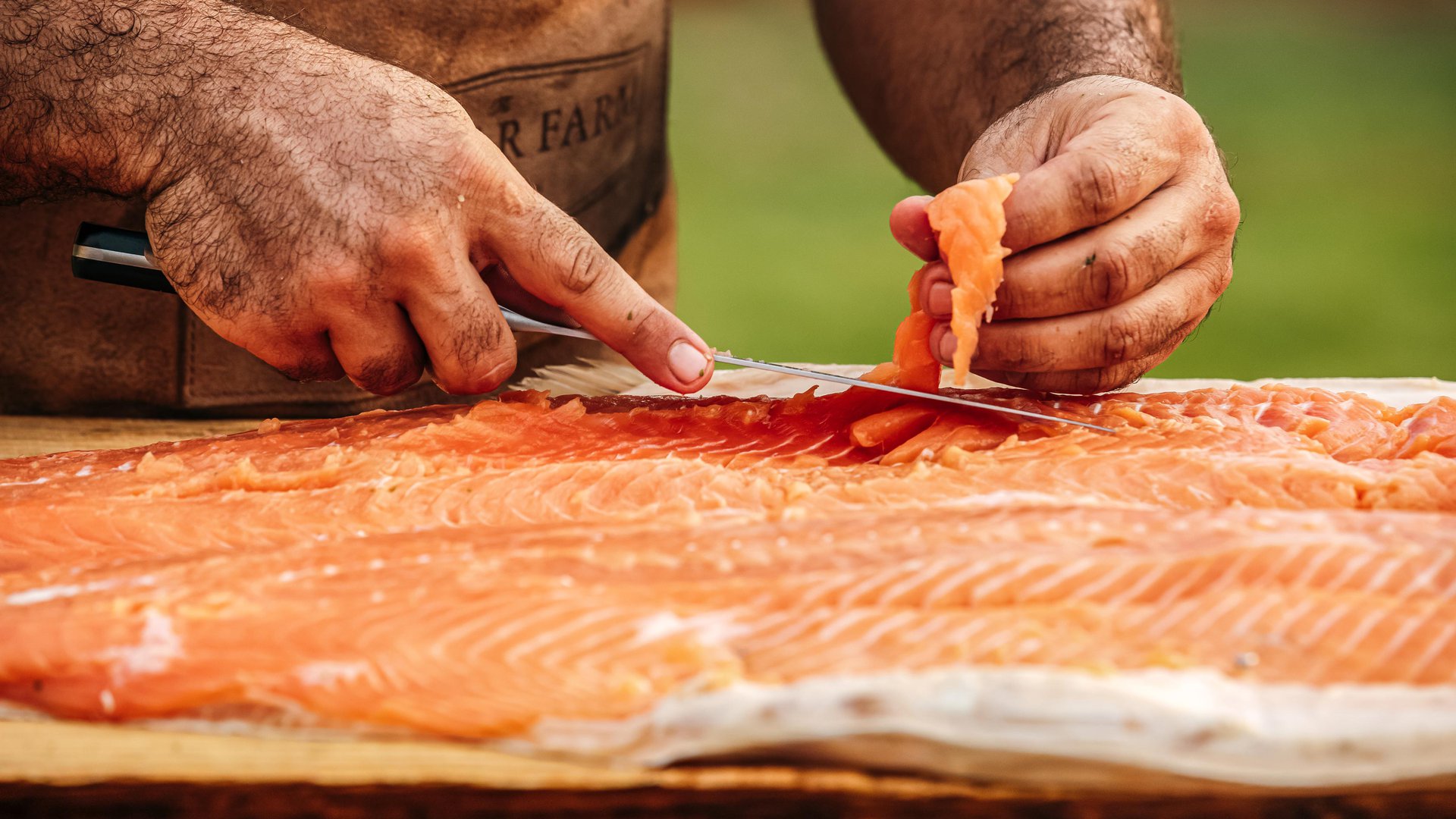 سمك السلمون المدخن