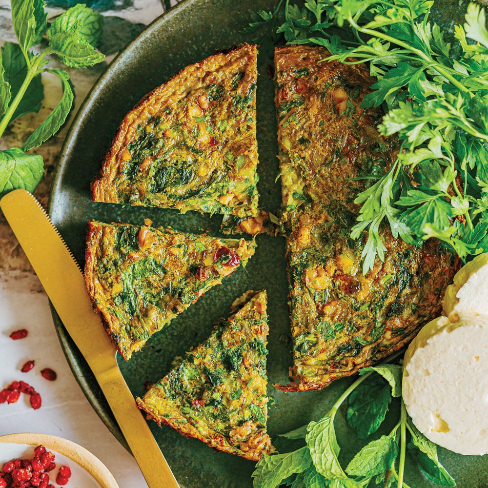 Herby frittata