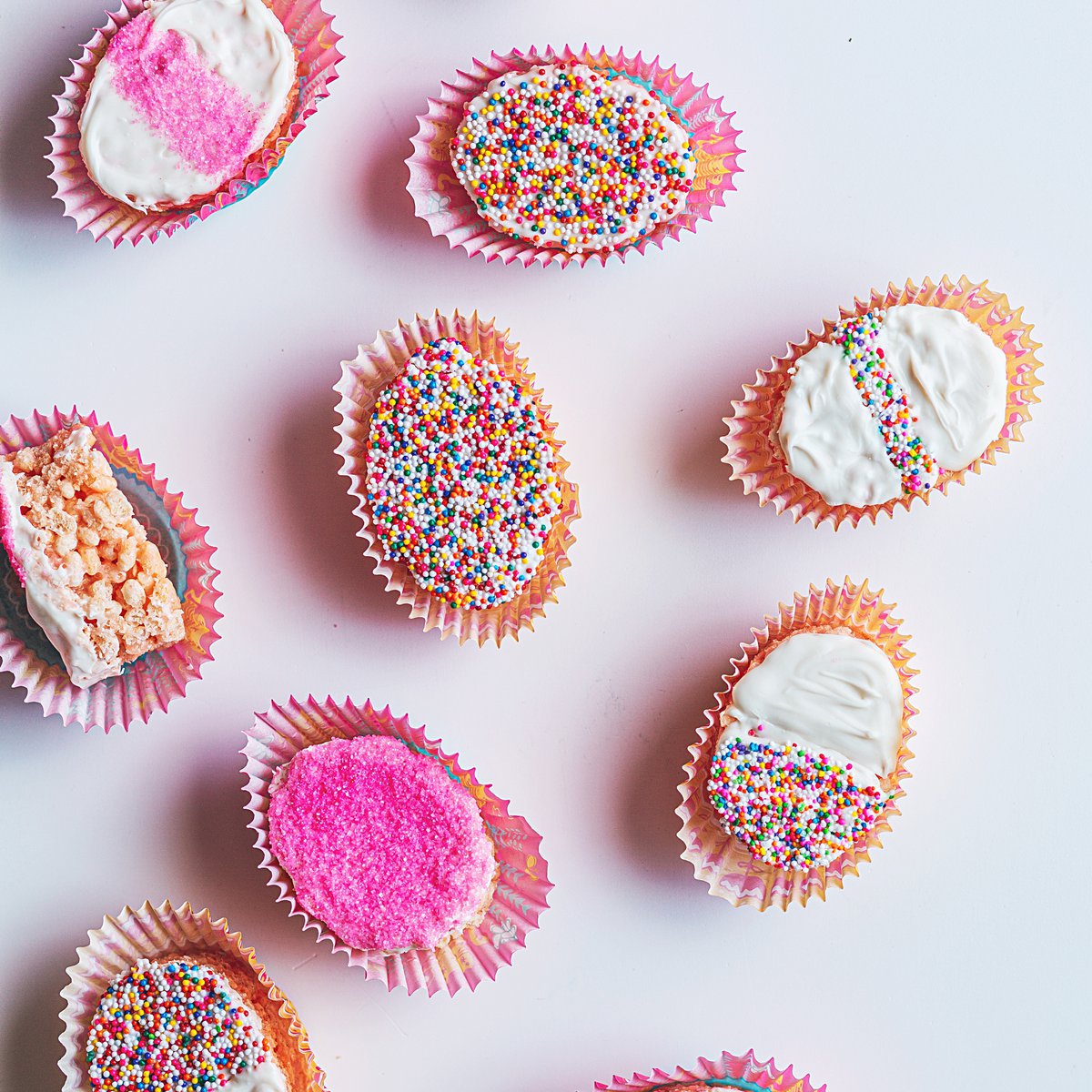 Home-made rice krispy easter eggs