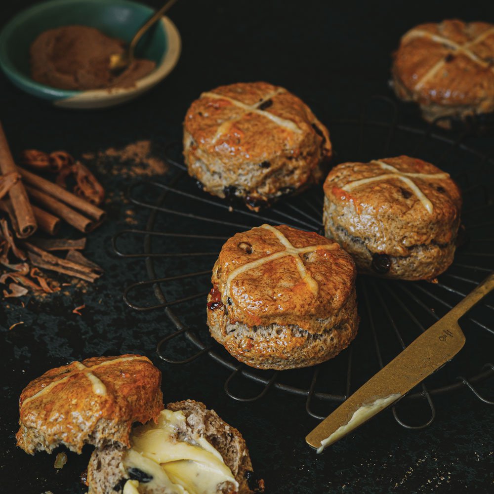 كعكات السكونز الصغيرة