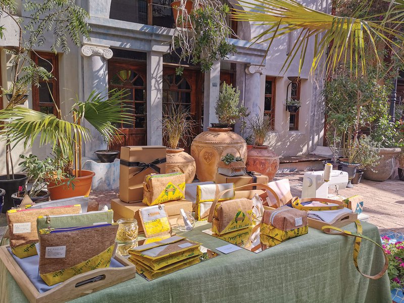 Christine Peahead | Spinneys tote bag is available in select stores | Upcyled products offered by PEAHEAD.eco