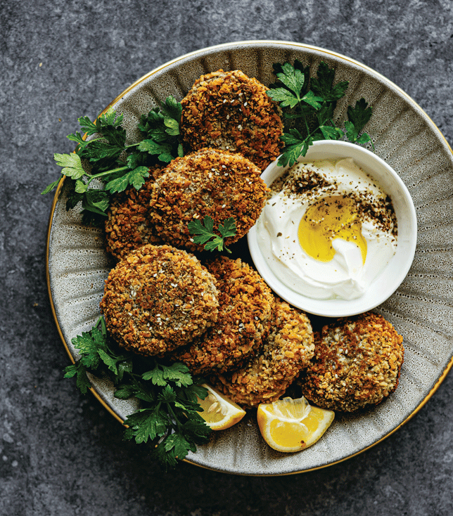 Parsnip zaatar croquettes