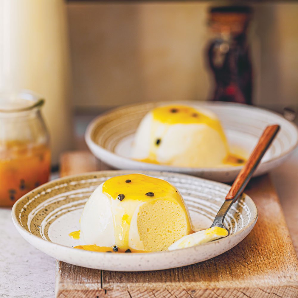 كفير الباناكوتا مع الباشن فروت