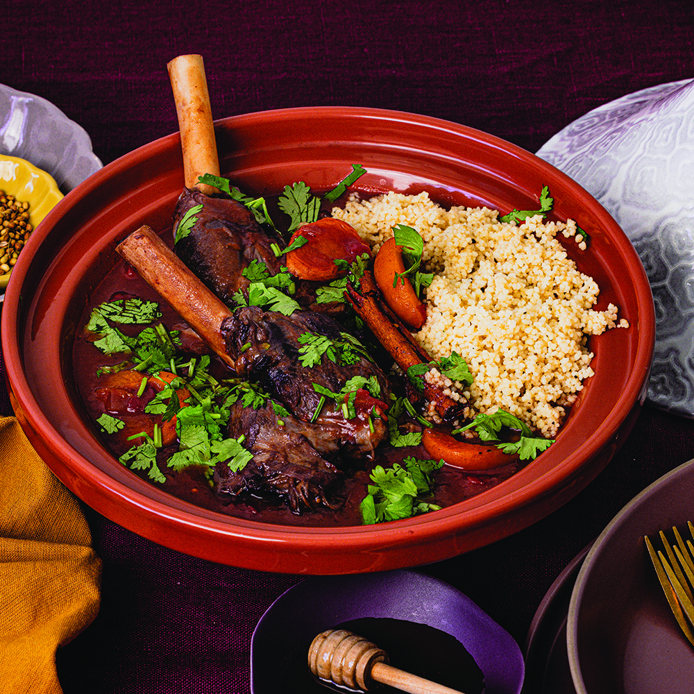 Lamb shank tagine with fresh apricots recipe - Spinneys UAE