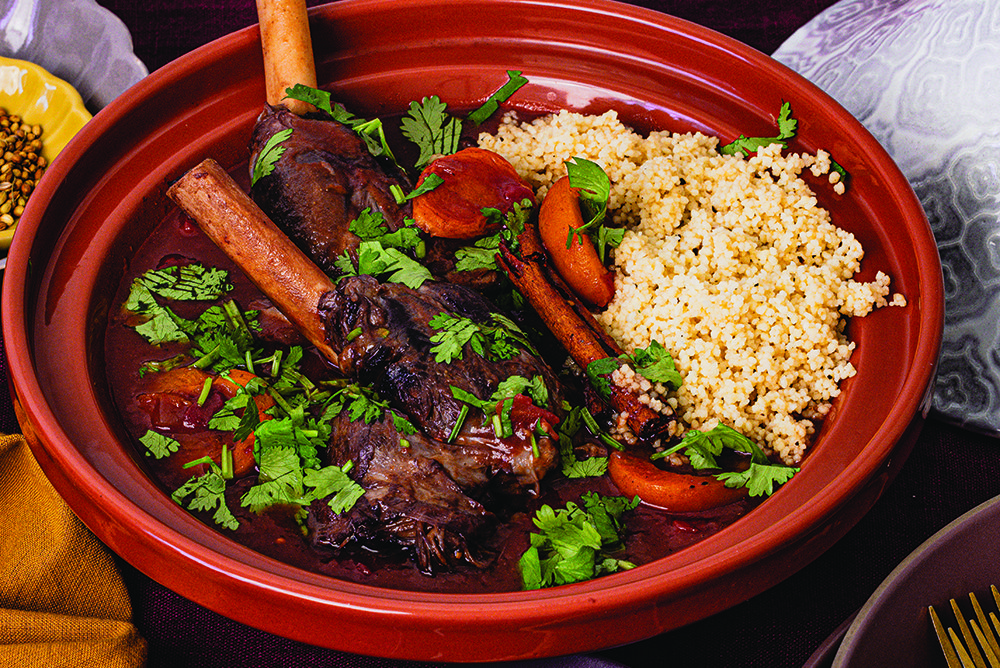 Lamb shank tagine with fresh apricots recipe - Spinneys UAE