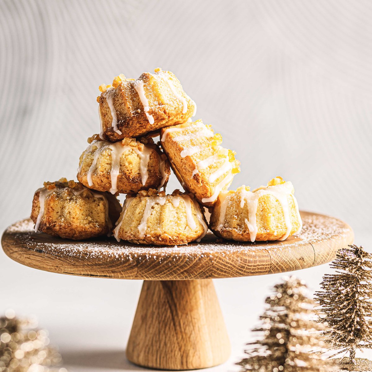 Spanish lemon olive oil mini bundt cakes