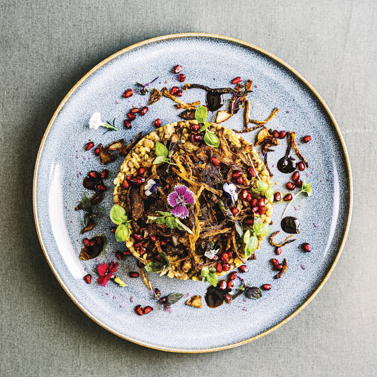 Chef Wadad Zarzour's mujadaret burghol