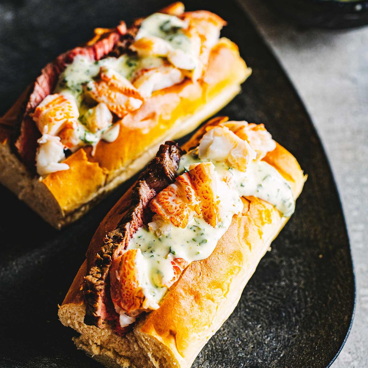 Lobster and fillet steak rolls recipe Spinneys UAE