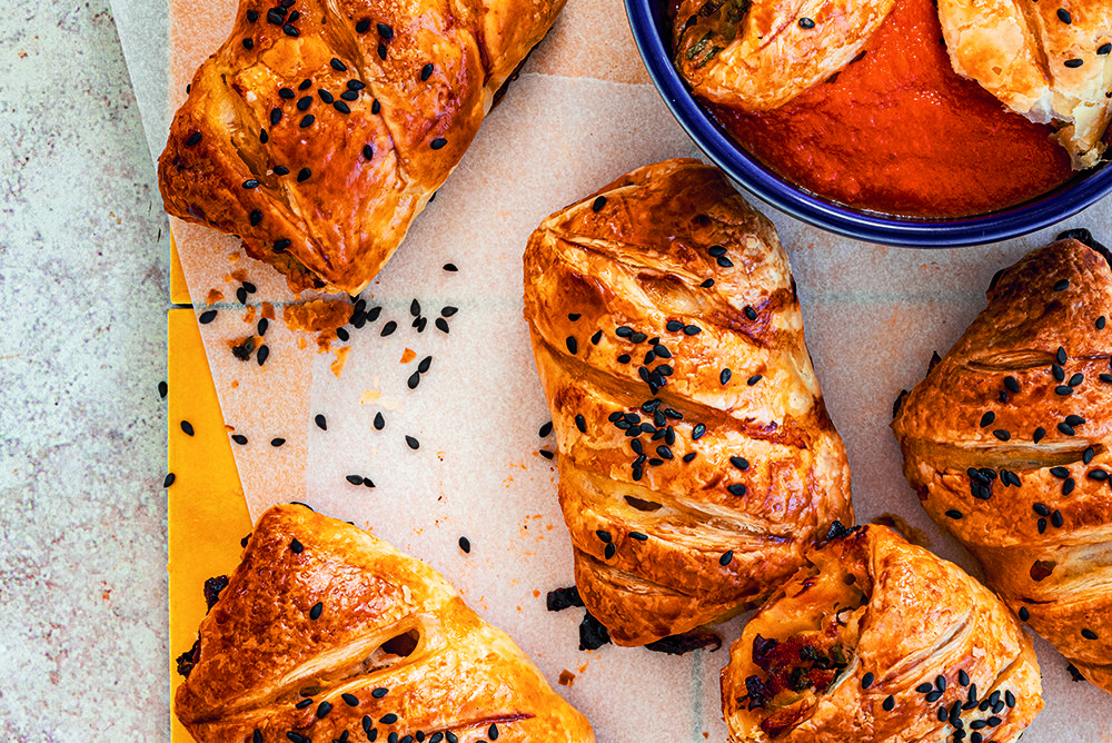 Manchego and chorizo sausage rolls recipe Spinneys UAE