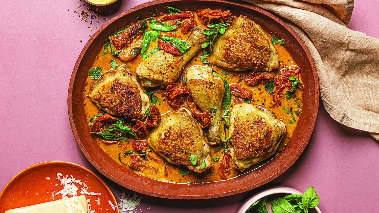 دجاج محضّر على الطريقة الإيطالية